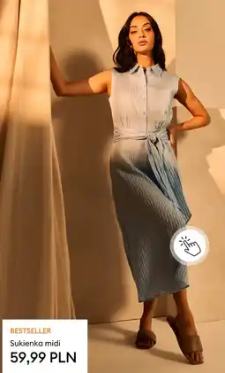 Sinsay Sukienka midi oferta