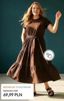 Sinsay Sukienka midi oferta