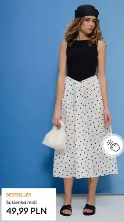 Sinsay Sukienka midi oferta