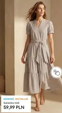 Sinsay Sukienka midi oferta