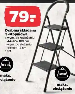 Netto Drabina składana 3-stopniowa oferta