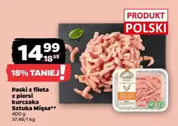 Netto Paski z fileta z piersi kurczaka Sztuka Mięsa oferta