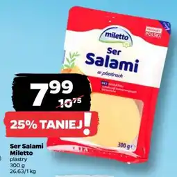 Netto Ser Salami Miletto oferta