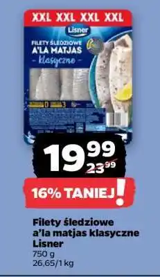 Netto Filety śledziowe a’la matjas klasyczne Lisner oferta