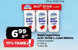 Netto Napój jogurtowy Acti+ Drink L.casei Miletto oferta