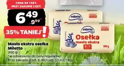 Netto Masło ekstra osełka Miletto oferta