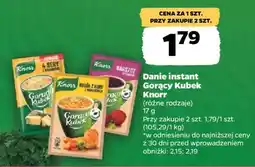 Netto Danie instant Gorący Kubek Knorr oferta