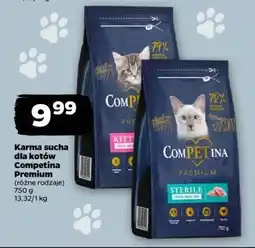 Netto Karma sucha dla kotów Competina Premium oferta