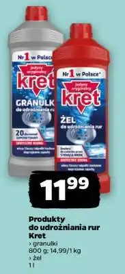 Netto Produkty do udrożniania rur Kret oferta