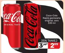 Biedronka Coca-Cola Napój gazowany original, zero 330 ml oferta