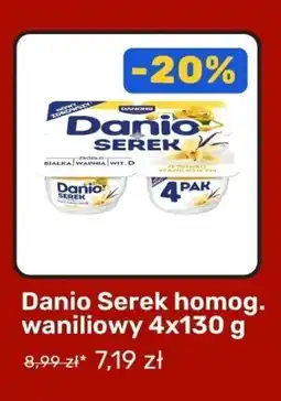 Biedronka Danio Serek homog. waniliowy oferta