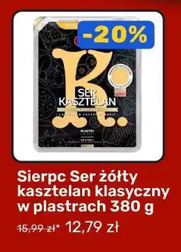 Biedronka Sierpc Ser żółty kasztelan klasyczny w plastrach oferta