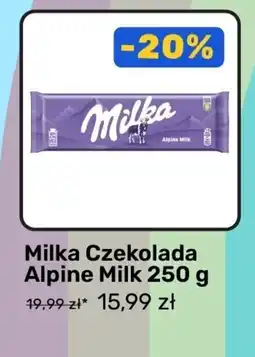 Biedronka Milka Czekolada Alpine Milk oferta
