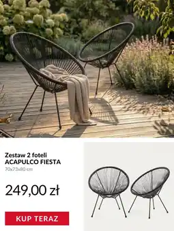 Homla Zestaw 2 foteli acapulco fiesta oferta