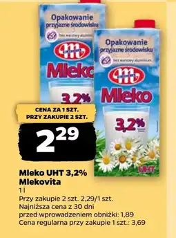Netto Mlekovita Mleko UHT 3,2% oferta