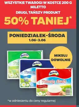 Netto Miletto Wszystkie twarogi w kostce oferta