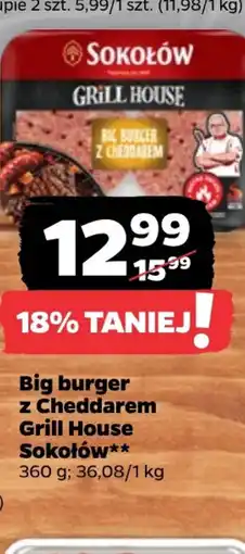 Netto Sokołów Big burger z Cheddarem Grill House oferta