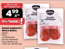 Netto Mistrz Rohus Salami pepperoni oferta