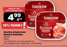 Netto Sokołów Szynka wieprzowa Basiuni oferta