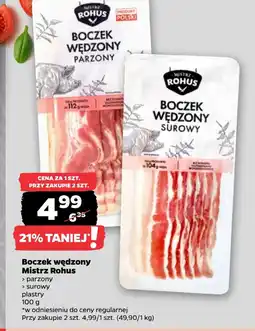 Netto Mistrz Rohus Boczek wędzony oferta