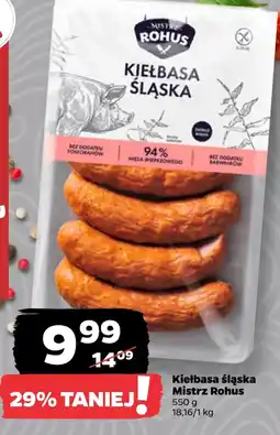 Netto Mistrz Rohus Kiełbasa śląska oferta