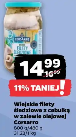 Netto Corsarro Wiejskie filety śledziowe z cebulką w zalewie olejowej oferta