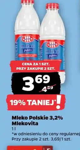 Netto Mlekovita Mleko Polskie 3,2% oferta
