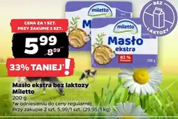 Netto Miletto Masło ekstra bez laktozy oferta