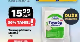 Netto Miletto Twaróg półtłusty oferta