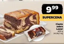Netto Lazur Ciasto zebra oferta