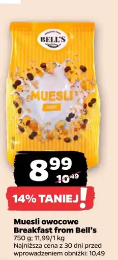 Netto Bells Muesli owocowe oferta