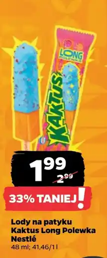 Netto Nestlé Lody na patyku Kaktus Long Polewka oferta