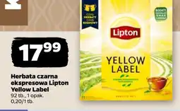 Netto Lipton Herbata czarna ekspresowa Yellow Label oferta
