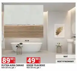 Merkury Market Dekor Toja Beige 40x120cm gat. I mat rektyfikowany oferta
