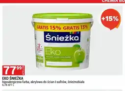 Merkury Market Farba akrylowa do ścian i sufitów Śnieżka Eko hipoalergiczna śnieżnobiała oferta