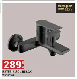 Merkury Market Bateria wannowa Sol Black aqua mercado PREMIUM oferta