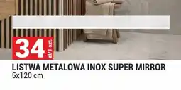 Merkury Market Listwa metalowa Inox Super Mirror 5x120cm oferta