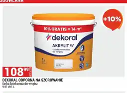 Merkury Market Farba lateksowa do wnętrz Dekoral Akrylit W odporna na szorowanie oferta