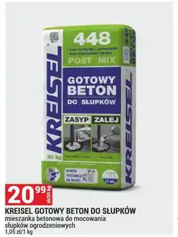 Merkury Market Gotowy beton do słupków KREISEL 448 mieszanka betonowa do mocowania słupków ogrodzeniowych oferta