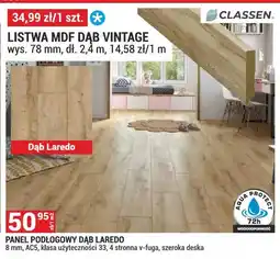 Merkury Market Listwa MDF Dąb Vintage wys. 78mm, dł. 2,4m oferta
