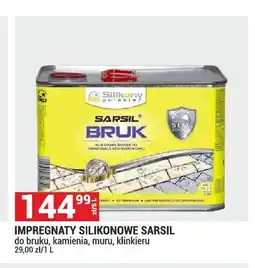 Merkury Market Impregnaty silikonowe Sarsil do bruku, kamienia, muru, klinkieru oferta