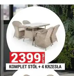 Merkury Market Komplet stół + 4 krzesła oferta