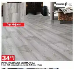 Merkury Market Panel podłogowy Dąb Majorca 8mm AC4 klasa użyteczności 32 4 stronna v-fuga oferta