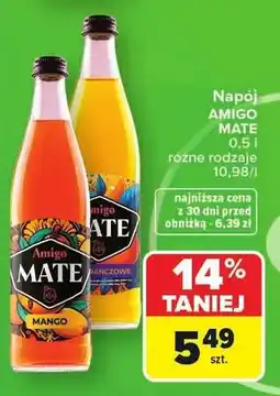 Carrefour Napój AMIGO MATE Pomarańczowe oferta