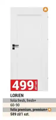 Merkury Market Drzwi LORIEN folia fresh, fresh+ 60-90 folia premium, premium+ oferta