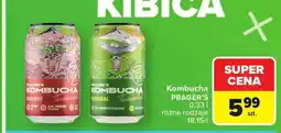 Carrefour Kombucha PRAGER'S Rooibos oferta
