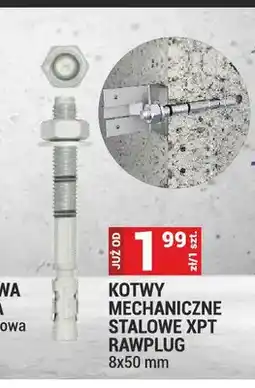 Merkury Market Kotwy mechaniczne stalowe XPT Rawplug 8x50mm oferta