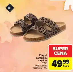 Carrefour Klapki TEX typu fusbet oferta