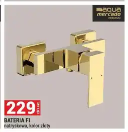Merkury Market Bateria natryskowa Fi kolor złoty aqua mercado PREMIUM oferta