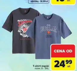 Carrefour T-shirt męski rozm. S - 3XL oferta
